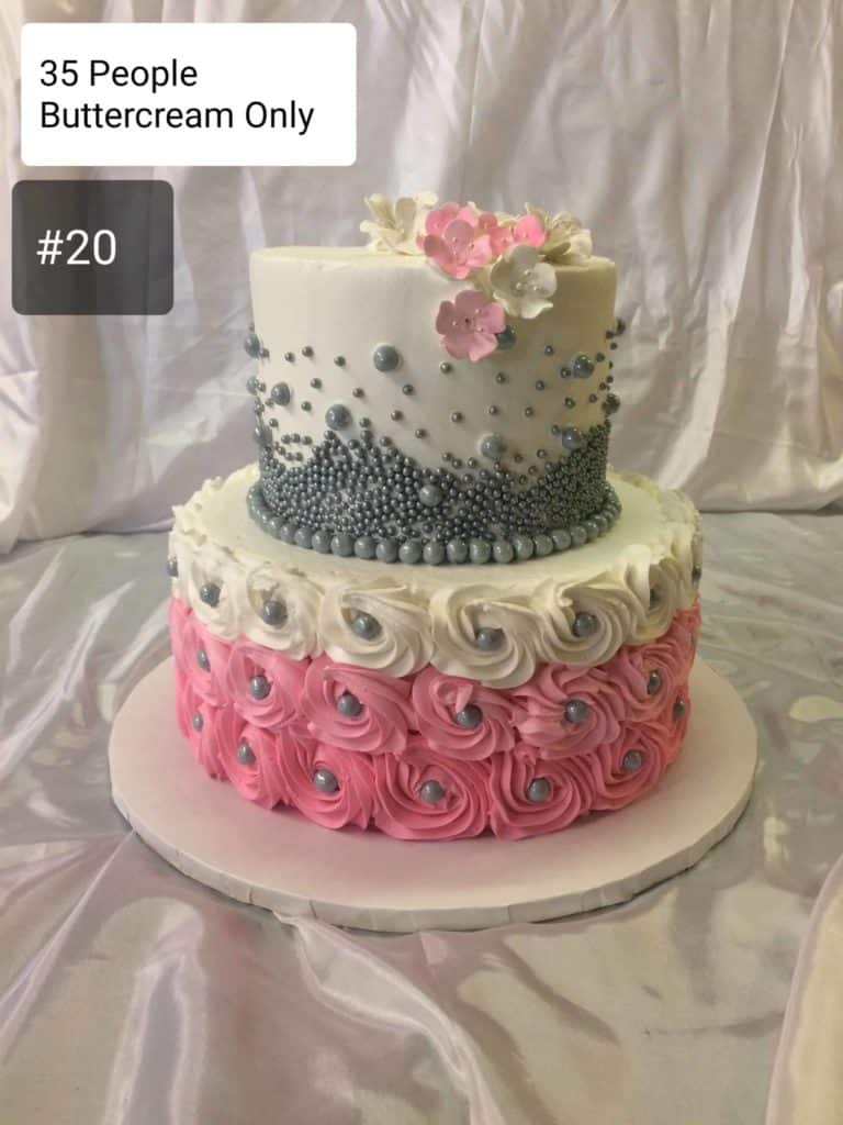 3 tier rosette and fondant rose cake | Brian Haskell | Flickr